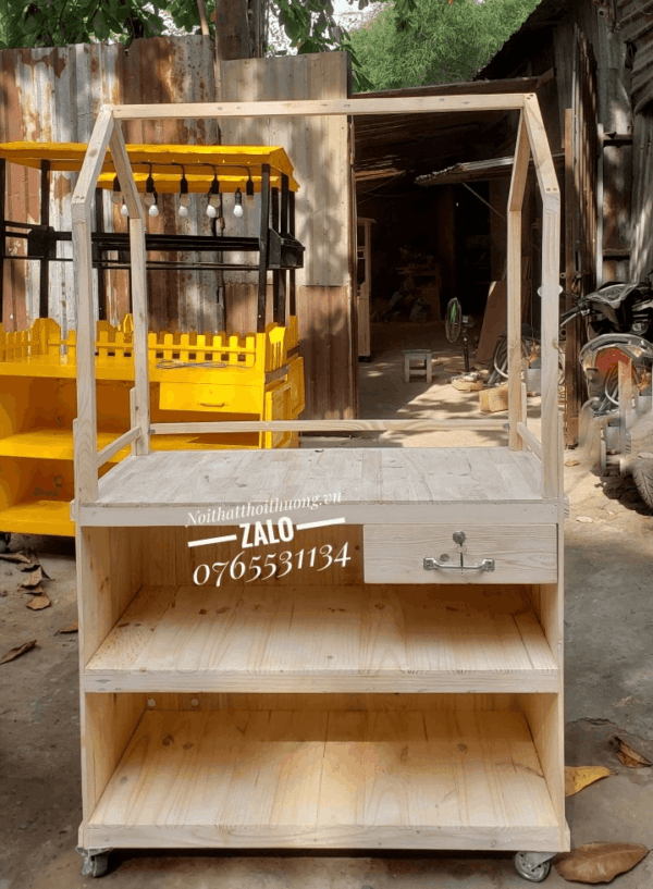 Xe bán cafe đồ ăn vặt kiểu độc lạ HCM