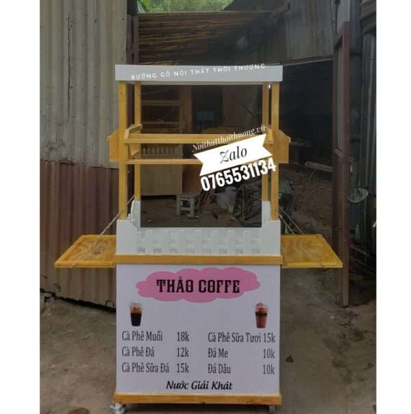 Xe cafe take away đẹp có decal Thủ Dầu Một, Dầu Tiếng, Bình DƯơng, Thủ Đức,HCM