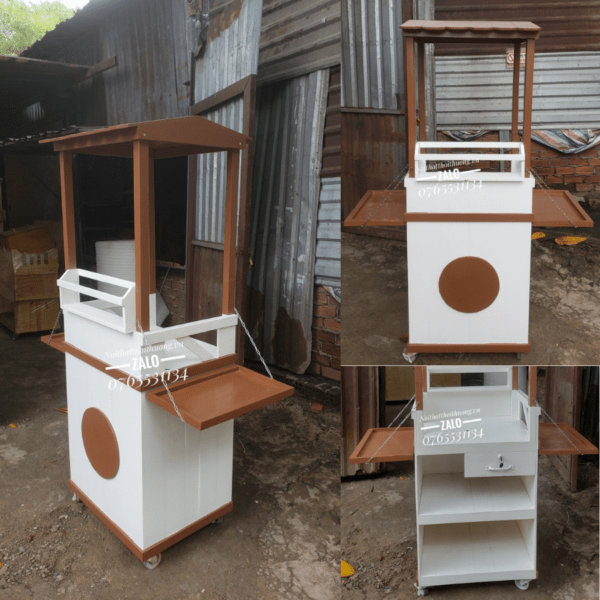 Xe cafe takeaway gỗ đẹp giá rẻ HCM
