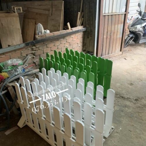 hàng rào gỗ
